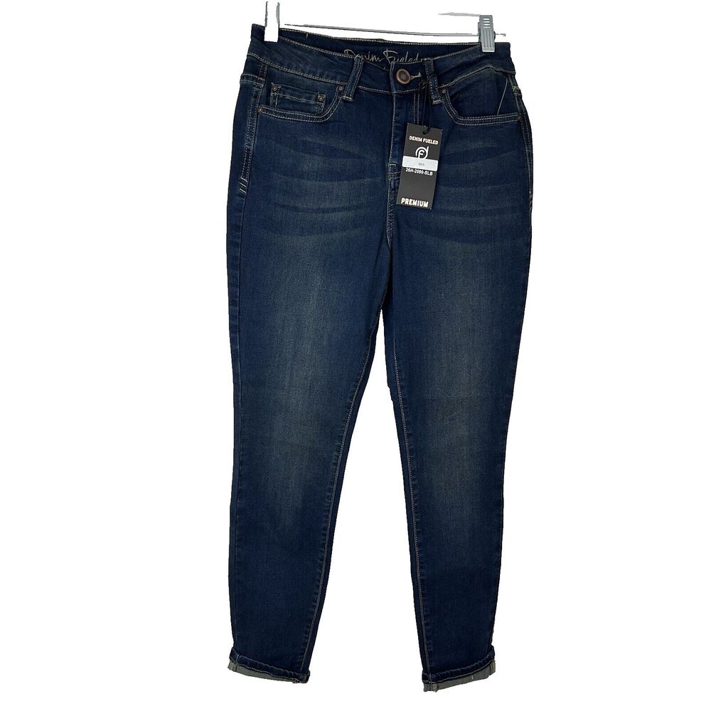 Denim Fueled Premium Womens Skinny Jeans MIA Dark Wash Siz 3 Ankle